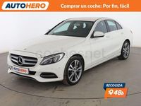 Usado Mercedes C220 Avantgarde 170 CV (125 kW) 2015 Blanco Berlina