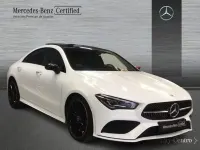 Usado Mercedes CLA200 AMG line 150 CV (110 kW) 2022 Blanco polar  pintura unicolor Berlina