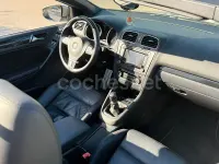 Usado VW Golf Cabriolet 140 CV (102 kW) 2012 Gris / plata Descapotable
