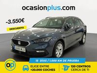 Usado Seat Leon Style 130 CV (95 kW) 2023 Gris Familiar