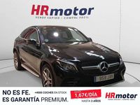 Usado Mercedes GLC220 AMG line 170 CV (125 kW) 2017 Negro SUV