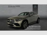 Usado Mercedes GLC300 AMG line 180 CV (132 kW) 2022 Mojave silver metallic paint Coupe