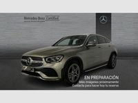Usado Mercedes GLC300 AMG line 245 CV (180 kW) 2022 Mojave silver metallic paint Coupe