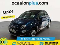 Usado Fiat 500 Lounge 69 CV (50 kW) 2019 Azul Utilitario