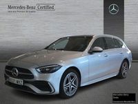 Usado Mercedes C300e AMG line 313 CV (230 kW) 2024 Plata hightech