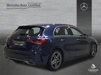 Usado Mercedes A180 AMG line 116 CV (85 kW) 2022 Azul Berlina