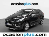 Usado Peugeot 3008 Style 120 CV (88 kW) 2015 Negro Familiar