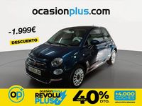 Usado Fiat 500 Lounge 69 CV (50 kW) 2019 Azul Utilitario