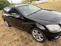Usado Mercedes C200 Avantgarde 136 CV (100 kW) 2008 Negro Familiar