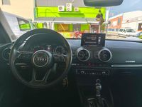 Usado Audi A3 184 CV (135 kW) 2018 Negro Berlina