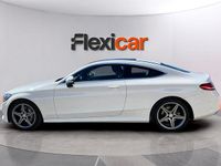 Usado Mercedes C220 AMG line 170 CV (125 kW) 2015 Blanco Coupe
