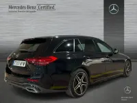 Usado Mercedes C220 AMG line 200 CV (147 kW) 2024 Negro Familiar
