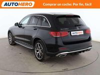 Usado Mercedes GLC200 AMG line 163 CV (119 kW) 2021 Negro SUV