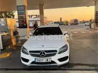 Usado Mercedes C220 AMG line 170 CV (125 kW) 2017 Blanco Coupe