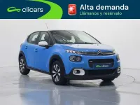Usado Citroën C3 Feel 82 CV (60 kW) 2017 Azul Utilitario