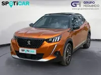 Usado Peugeot 2008 GT-line 130 CV (95 kW) 2021 Naranja SUV