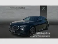Usado Mercedes E300 AMG line 313 CV (230 kW) 2025 Negro Familiar