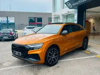 Usado Audi Q8 S-line plus 286 CV (210 kW) 2021 Naranja SUV