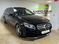 Usado Mercedes E220 Avantgarde 170 CV (125 kW) 2015 Negro Familiar