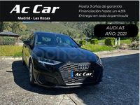 Usado Audi A3 150 CV (110 kW) 2021 Negro Berlina