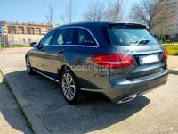 Usado Mercedes C350e Exclusive 279 CV (205 kW) 2015 Gris / plata Familiar