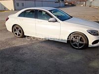Usado Mercedes C180 AMG line 156 CV (114 kW) 2016 Blanco Berlina