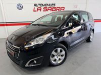 Usado Peugeot 5008 Active 155 CV (114 kW) 2014 Negro Monovolumen