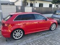 Usado Audi A3 S-Line 184 CV (135 kW) 2017 Rojo Berlina