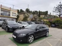 Usado Audi A3 Ambiente 140 CV (102 kW) 2008 Negro Utilitario