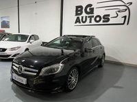 Usado Mercedes A200 AMG line 136 CV (100 kW) 2014 Negro Berlina