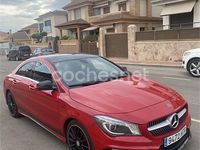 Usado Mercedes CLA220 AMG line 170 CV (125 kW) 2013 Rojo Berlina