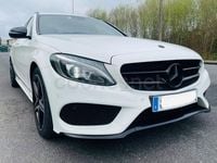 Usado Mercedes C220 AMG line 170 CV (125 kW) 2016 Blanco Familiar