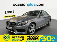 Usado Mercedes C220 170 CV (125 kW) 2018 Gris Berlina