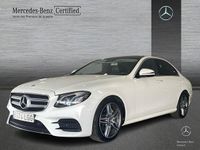 Usado Mercedes E220 AMG line 194 CV (142 kW) 2020 Blanco Berlina