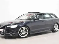 Usado Audi A6 S-Line 272 CV (200 kW) 2016 Azul Familiar