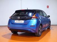 Usado Nissan Leaf Tekna 110 kW (150 CV) 2020 Azul vivid / techo negro metalizado Utilitario
