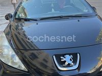 Usado Peugeot 207 CC Sport 110 CV (80 kW) 2009 Negro Descapotable