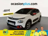 Usado Citroën C3 PureTech 82 CV (60 kW) 2018 Blanco Utilitario