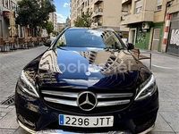 Usado Mercedes C220 Exclusive 170 CV (125 kW) 2016 Azul Familiar