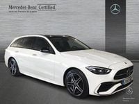 Usado Mercedes C300e AMG line 313 CV (230 kW) 2022 Blanco polar Familiar