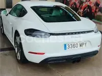 Usado Porsche 718 Cayman 300 CV (220 kW) 2019 Blanco Coupe