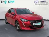 Usado Peugeot 208 Allure 100 CV (73 kW) 2021 Rojo Utilitario