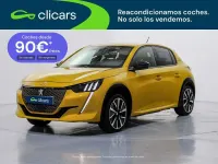 Usado Peugeot e-208 GT 100 kW (136 CV) 2021 Amarillo Utilitario