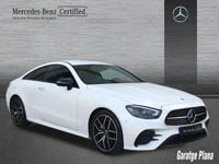 Usado Mercedes E220 AMG line 194 CV (142 kW) 2021 Designo blanco diamante bright Coupe