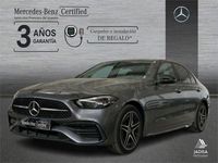 Usado Mercedes C300e AMG line 313 CV (230 kW) 2024 Gris selenita Berlina