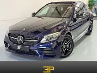 Usado Mercedes C200 160 CV (117 kW) 2019 Azul Familiar