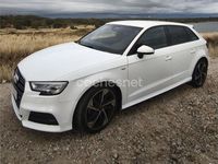 Usado Audi A3 S-Line 116 CV (85 kW) 2019 Blanco Berlina