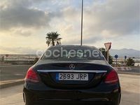 Usado Mercedes C220 AMG line 170 CV (125 kW) 2016 Negro Berlina