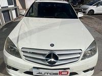 Usado Mercedes C200 Avantgarde 136 CV (100 kW) 2008 Blanco Berlina