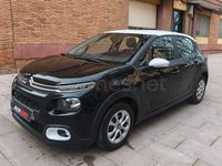 Usado Citroën C3 Feel 82 CV (60 kW) 2017 Negro Berlina